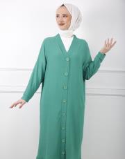 benetton 1137 afilli düğmeli kap 5
