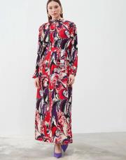 kırmızı 23ss-008 lysa studio daniela elbise 9