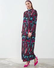 siyah yeşil 23ss-008 lysa studio daniela elbise 10