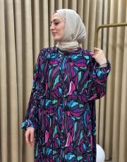 siyah yeşil 23ss-008 lysa studio daniela elbise 3