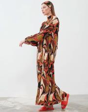 yağ yeşili 23ss-008 lysa studio daniela elbise 8