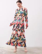 karışık renk 23ss-008 lysa studio daniela elbise 8