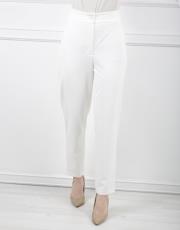 ekru 8034 white corner krep pantolon  2