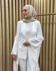 ekru 2708 white corner vip abiye takım 4