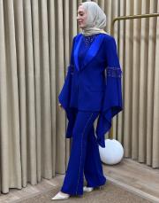 saks 2708 white corner vip abiye takım 3