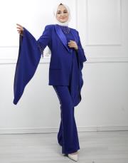 saks 2708 white corner vip abiye takım 6