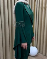 yeşil 2708 white corner vip abiye takım 7