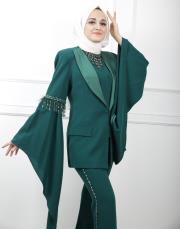 yeşil 2708 white corner vip abiye takım 9