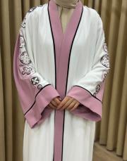 pudra 2841 white corner vip abaya 9