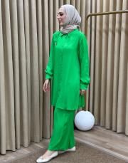 yeşil 004 lysa studio jakarlı floş takım 6