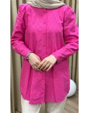 fuşya 002 lysa studio brode gömlek 5