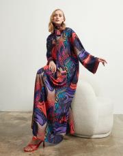 karışık renk 0011 lysa studio golden elbise 13