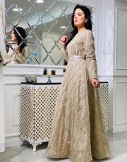 bej white corner elbise 1834 9