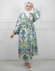 mavi 002 lysa studio desenli kimona 2