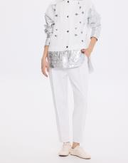 ekru 4622 missemramiss nervürlü pantolon