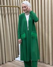 benetton 8099 lysa studio pera örme cep tüy detaylı kap 2