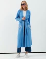 mavi 8099 lysa studio pera örme cep tüy detaylı kap 3