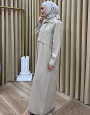 bej 2014 nuss elbise 2