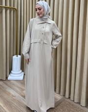 bej 2014 nuss elbise 5