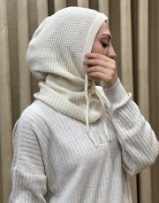 ekru lysa studio triko kapşon bere 3