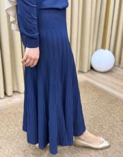 lacivert 4714 missemramiss special triko etek 2