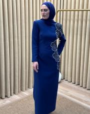 lacivert 30043 senna rosalın abiye elbise 6