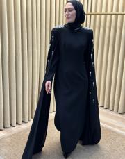 siyah 30133 senna ınfinity abiye elbise 6