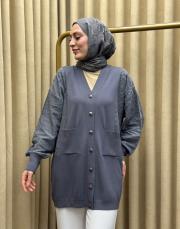 antrasit 25y 6050 nuss hırka kap