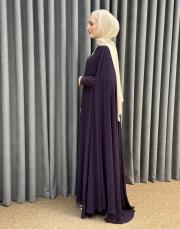 mor 3192 white corner abiye elbise 3