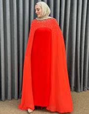 nar çiceği 2858 white corner abiye elbise