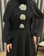 siyah 30031 senna velora abiye elbise 6