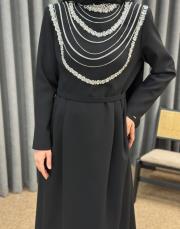 siyah 30014 senna mentaçlara abiye elbise 5
