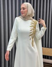 ekru 30027 senna helia elbise 3