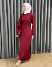 bordo 3253 white corner abiye 2