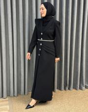 siyah 30052 senna lıana abiye elbise 2