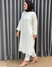 beyaz 251503 micca forall ipekce tunik kap 2