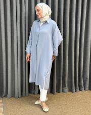 gri 251503 micca forall ipekce tunik kap 2