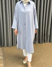 gri 251503 micca forall ipekce tunik kap 5