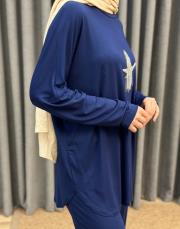 lacivert 2261 aişe moda takım 6