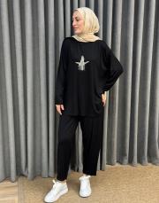 siyah 2261 aişe moda takım