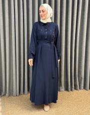 lacivert 26k 2008 nuss elbise