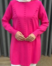 fuşya 26k 907 nuss triko tunik 6