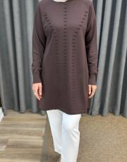 kahve 26k 907 nuss triko tunik 4