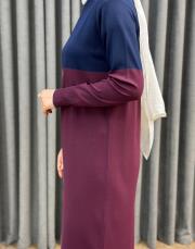 bordo 26k 508 nuss triko elbise 7