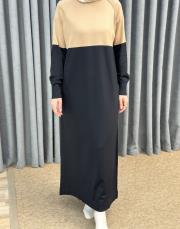 siyah 26k 508 nuss triko elbise 4