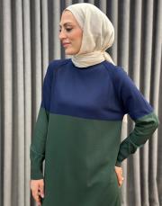 zümrüt 26k 508 nuss triko elbise 3