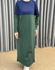 zümrüt 26k 508 nuss triko elbise 6