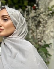 silver moon 241-3002 imannoor zincir kare pamuk ipek şal 4