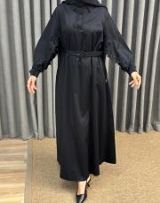 siyah 30010 senna mısty rose elbise 4