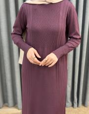 bordo 26k 509 nuss elbise 4